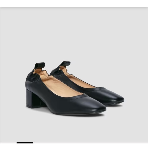 Everlane Shoes - EVERLANE The Italian Leather Day Heel Black Sz 8